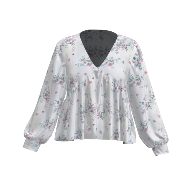 Blouse Nébuleuse - Manches longues