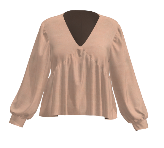 Blouse Nébuleuse - Manches longues