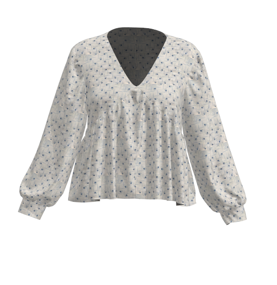 Blouse Nébuleuse - Manches longues