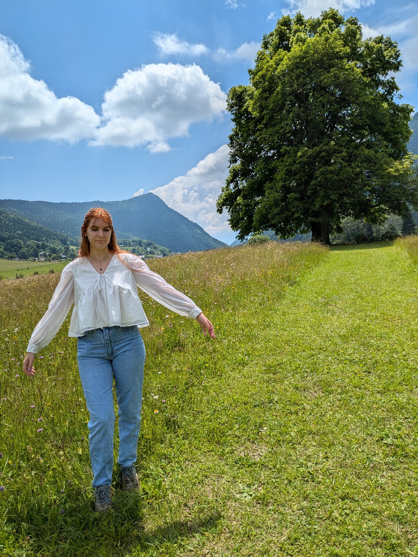 Blouse Nébuleuse - Manches longues