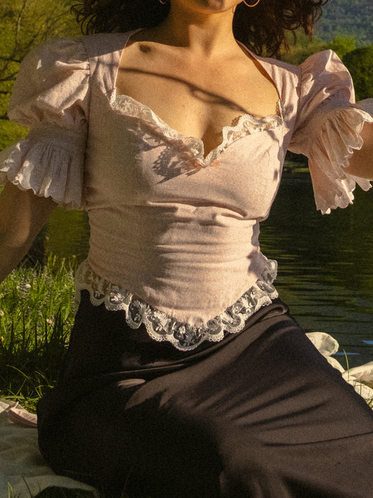 Sur commande - Corsage Romantique