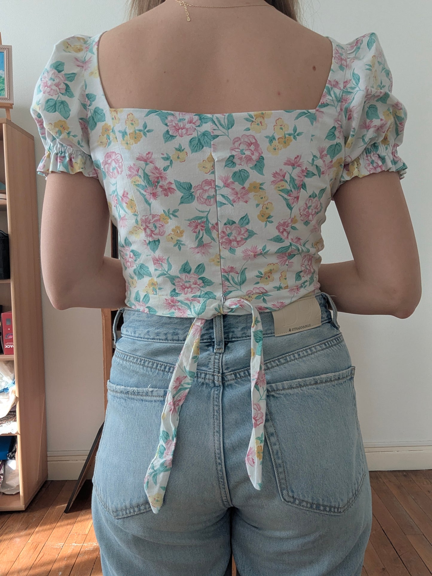 Pièce unique - Corsage Signature fleuri - T36